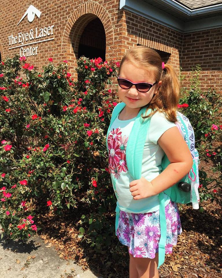 Miss Kayden Blanton just picked up her brand new glasses from The Optical Shop and is already to go back-to-school!