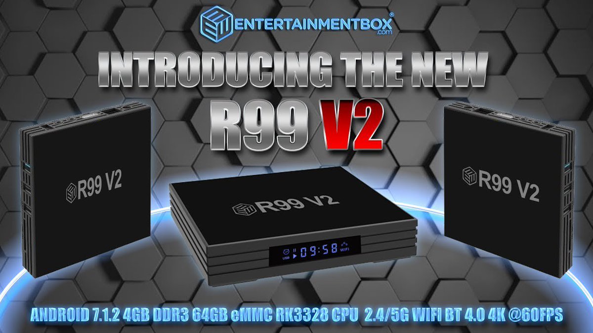 TheBestAI_'s tweet image. All New EBOX R99 V2 !! Android 7.1 !! 4 GB RAM !! 64 GB ROM. 

More apps to Stream, Play, Latest #KODI Pre installed. #BestAndroidBox #IPTVBox #SmartAndroidBox Everything for your home TV Entertainment Live TV, Movies, TV Shows using Android Apps.