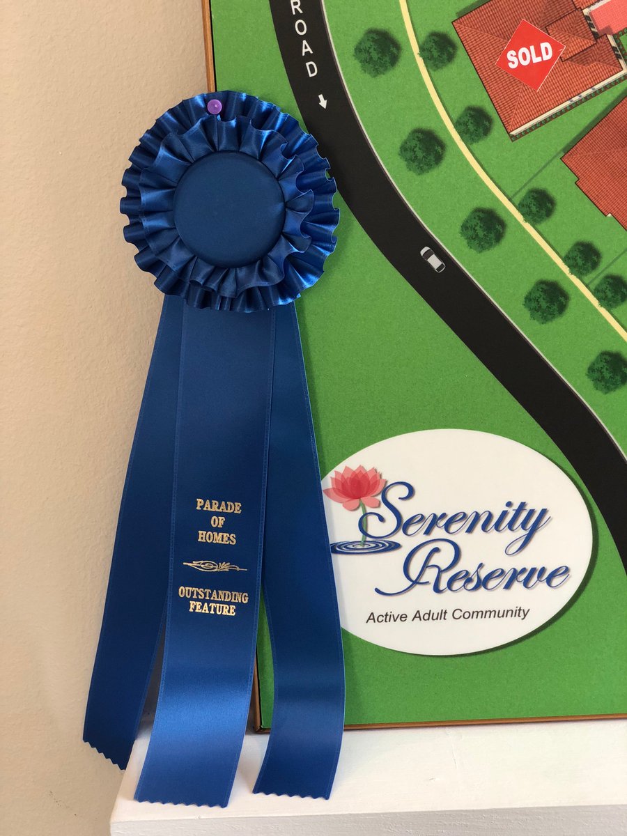 SerenityReserv's tweet photo. We like to express to people that we are an award winning community. This one specifically is for outstanding feature. Come on in and stop by to see for yourself!! 
Address: 2392 Symphony Cir. St. Cloud, FL
#serenityreserve #55plus #55pluscommunity #independentliving #activeadult https://t.co/yIG1NP3KZg