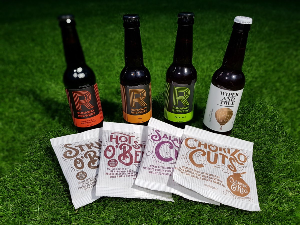 Excited about sampling this yummy lot for potential bar snacks when we open:
Strips O'Beef
Hot Strips O'Beef
Salami Cuts
Chorizo Cuts
Supplied by the lovely <a href="/cleaverandkeg/">Cleaver & Keg</a>, washed down with <a href="/RunawayBrewery/">The Runaway Brewery</a> &amp; <a href="/WiperAndTrue/">Wiper and True | Beautiful Beer</a> 
#BarSnacks #WheresThatBeerPlace #ComingSoon #Chester