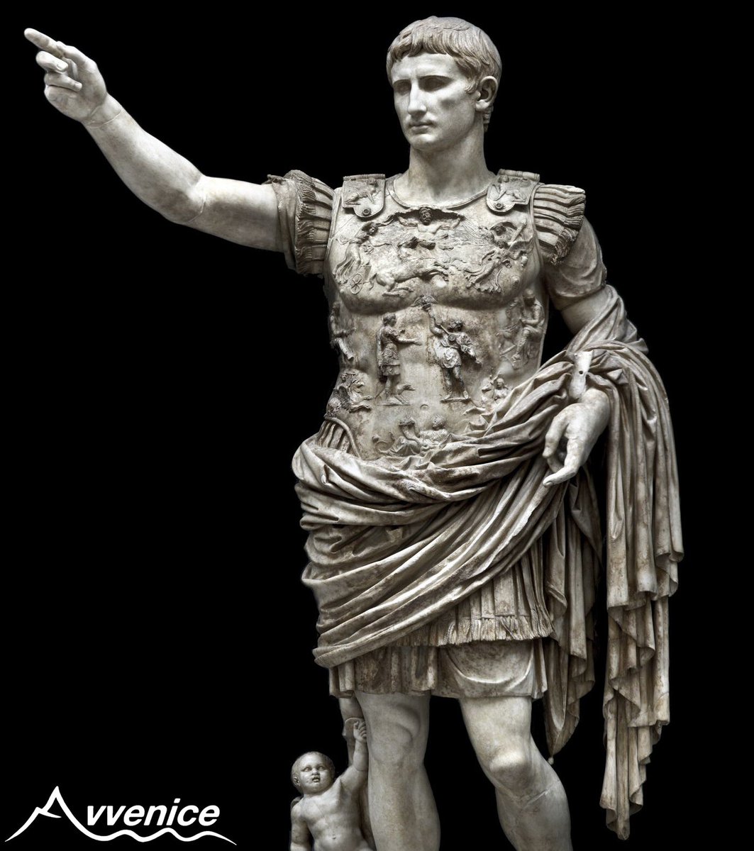 Августы древний рим. Октавиан август древний Рим скульптура. Статуя Римского императора Октавиана августа. Статуя Октавиана августа из Прима порта. Император август скульптура Рим.