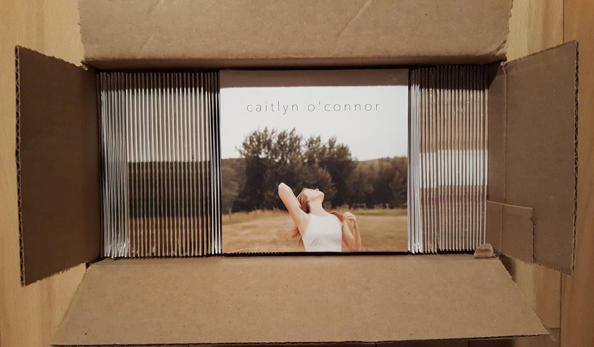 caitlyn0connor's tweet photo. They've arrived! One week till release! https://t.co/PvbGkoSSE7
