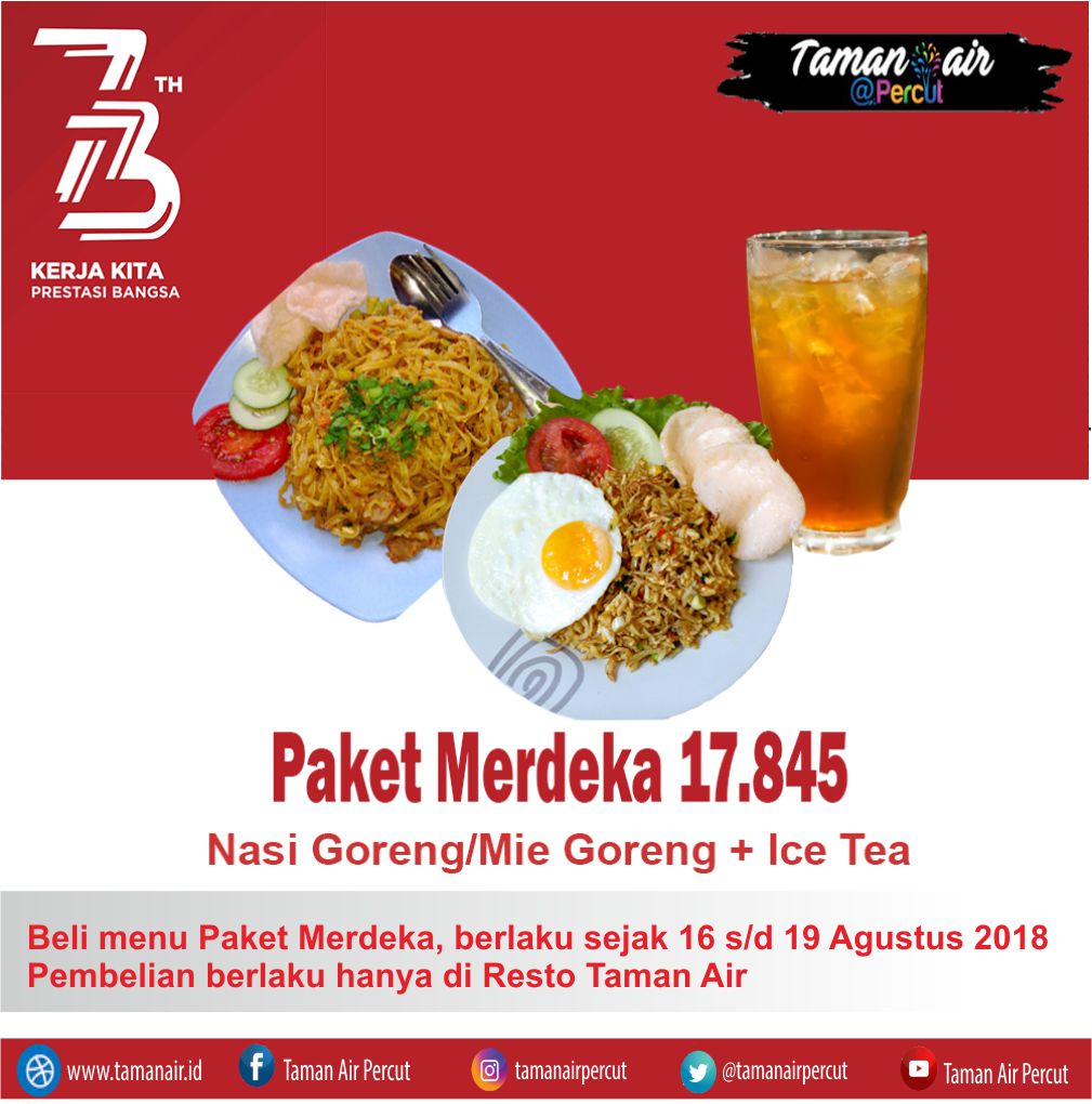 Taman Air Percut On Twitter Nikmati Paket Merdeka 17845