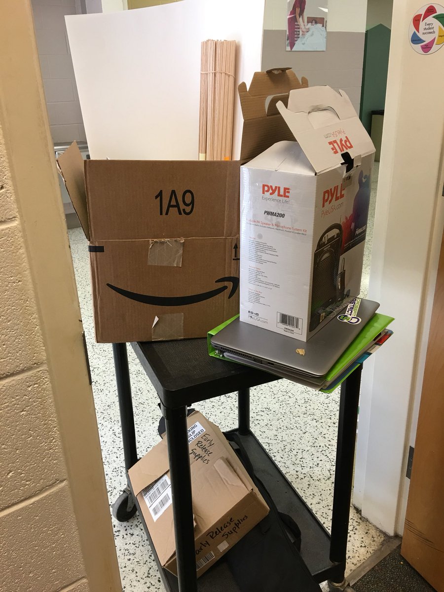 Lowrance_Middle's tweet photo. This is just a sample of the items we will use to kick off the new school year at Lowrance Middle. Stay tuned for what comes next! #buildingbridges #PAWSitivity https://t.co/ov14FoD7IN