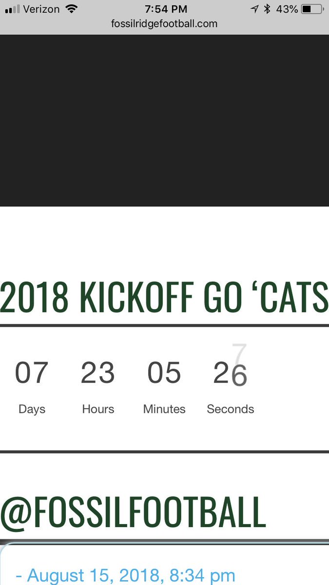 JasonChadock's tweet photo. That special time is coming! Battle of the SaberCats. #FTT #LiveInTheHard https://t.co/y1FPT7EcST