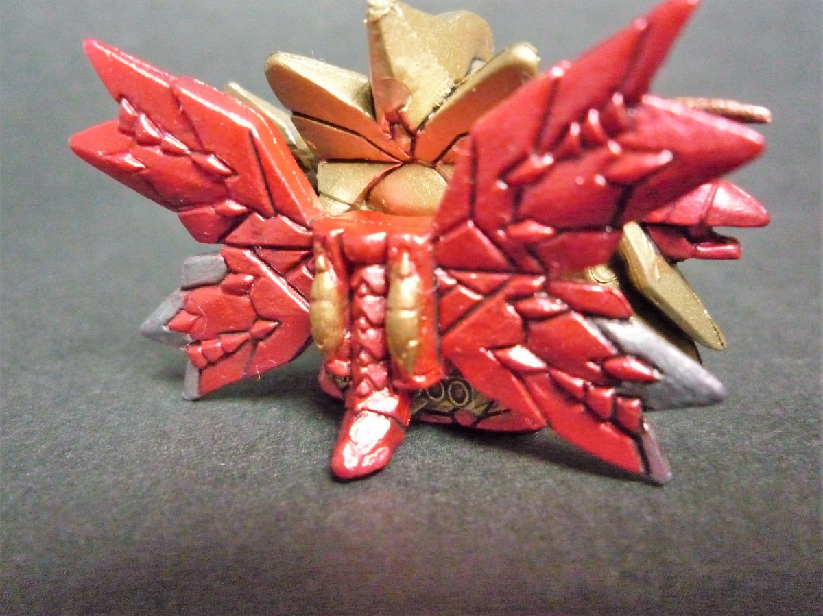 過去塗り。ガン消し スペリオルドラゴンEXです。 ゴールドの発色が苦労