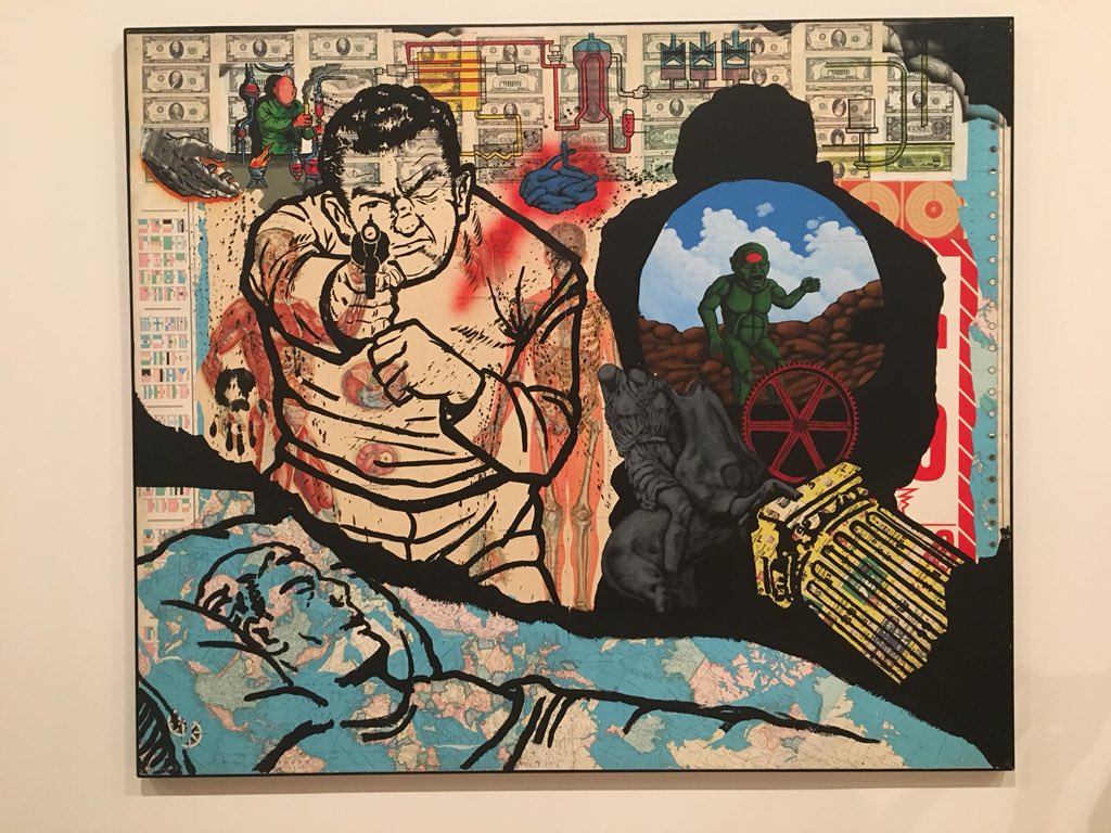 jparkerstarbuck's tweet photo. Fantastic curation at @whitneymuseum of three winning shows #Wojnarowicz #indigenousspace #protest. And oh, what a view! https://t.co/OdN0gfGpCF