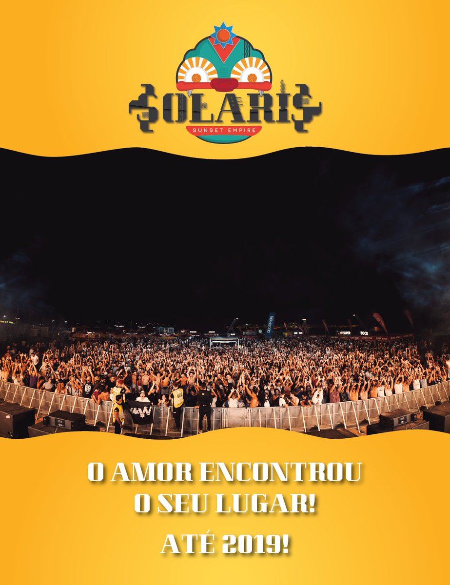 SolarisSunset's tweet photo. O tesouro do Algarve foi desvendado: a energia de Portimão são vocês, o povo solariano. 
Encontramo-nos na Cidade do Sol em 2019! ❤

#SolarisSunsetEmpire #Solaris #VisitAlgarve #PraiaDaRocha #Sunset https://t.co/ULiEcIgjYs