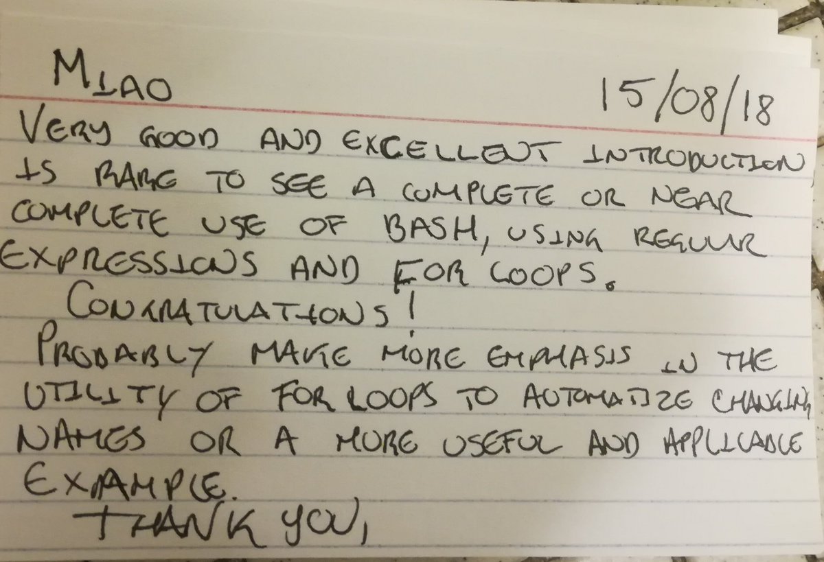 Miao_the_Sun's tweet image. What a wonderful day I had, by teaching #UnixShell at @thecarpentries @UFCarpentries workshops using my second language. And I got a lot positive and encouraging feedbacks! Going to be better and better! There are more mini tutorials for #R too! Please stop by :) #ResBazUF18