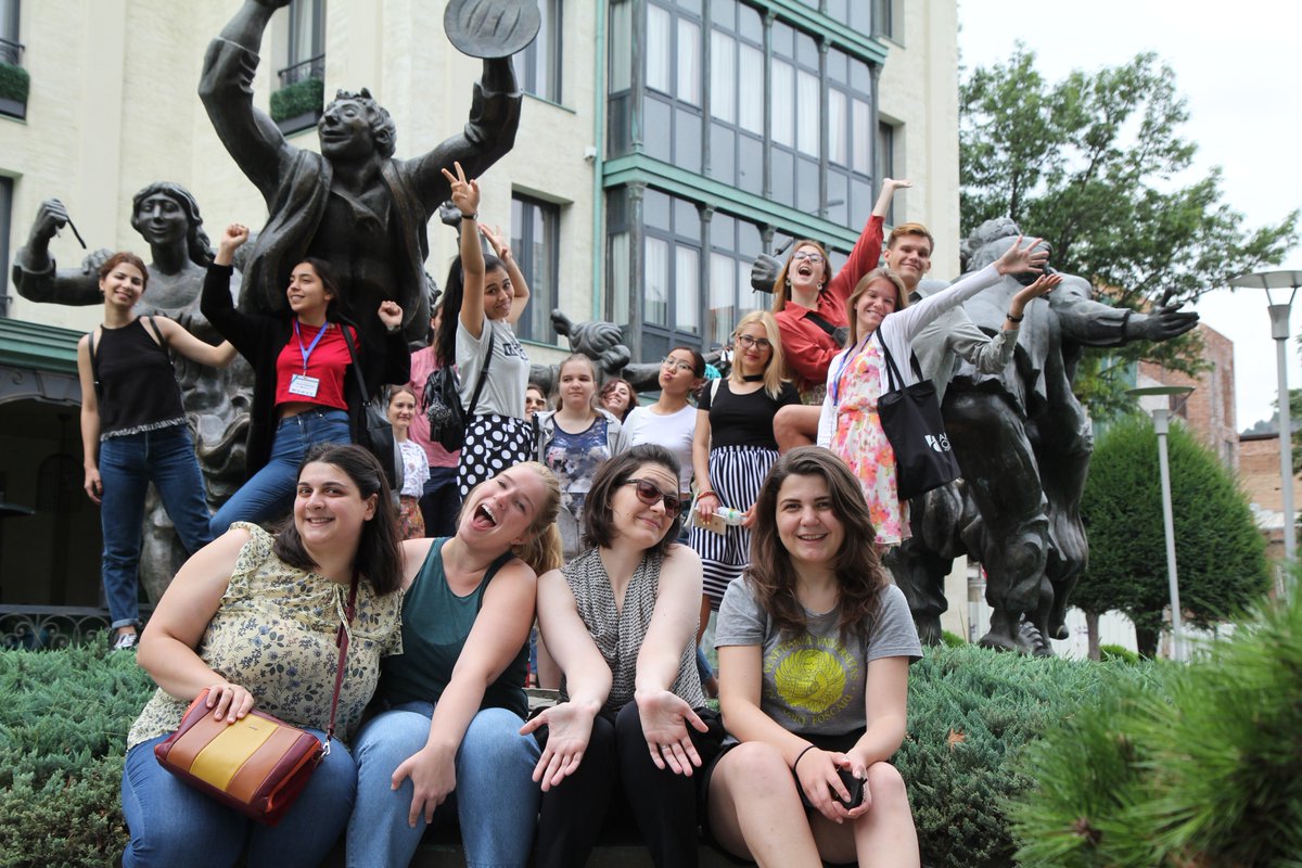 alumni_flex's tweet photo. It's #ACACs18 week in Tbilisi, Georgia!๐ฌ๐ช
24 Alumni Coordinators from all around the world are participating in the Alumni Coordinator Training Conference. While learning to budget, time management, planning and many more skills we can't stop having fun! ๐๐ https://t.co/cAbykw54qs