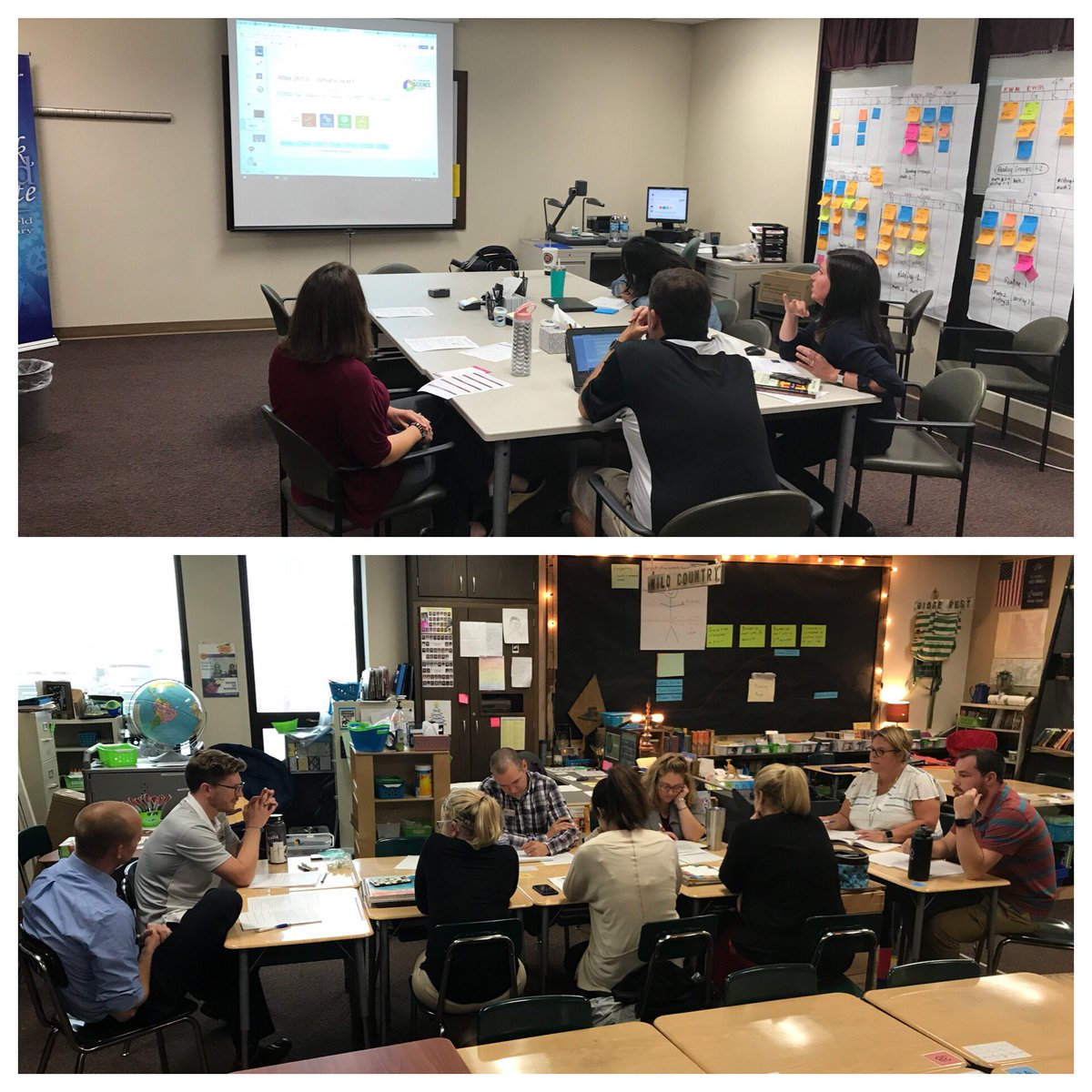 SFE_3820's tweet photo. Our choice professional learning sessions were launched today!  Great teachers are always learning.  #sfelearns #stoutfieldgood #wearewayne 

Thanks for coaching us all @HancockRoom27 @TeamMabusTitleI @MsSchulz2 @CFless @julbright @anneolsonbell @Ncaulfield1 https://t.co/Isg24h4rzj