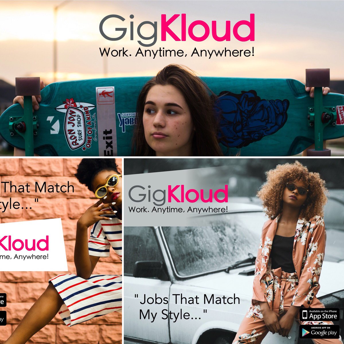 GigKloud's tweet photo. We have some new Promos coming down the pipe. What do you think?? #ChangingEverything #GigEconomy https://t.co/zLzsgKm3eQ