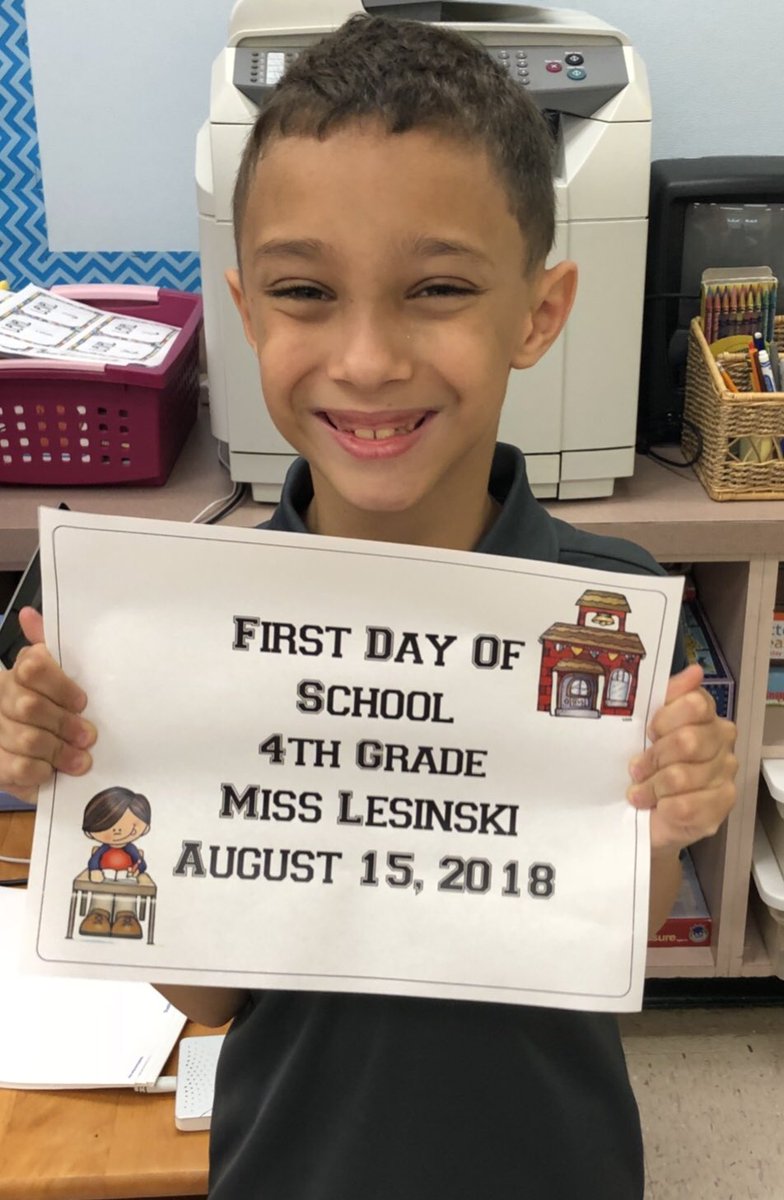 How is my baby in 4th grade? #4thgrade #NBF #KnowNova #FirstDayofSchool2018