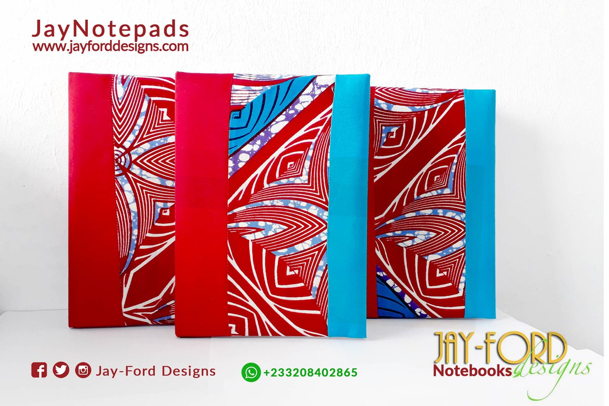 Jayford_Crafts's tweet image. This Summer's Collection showcases beautiful #handcrafted #notebooks covered in vibrant #African textile with a touch of brightly coloured fabrics. To order your copy, call or WhatsApp +233208402865. 
#JayNotepad 
#summer2018
#jayforddesigns
#africantextile