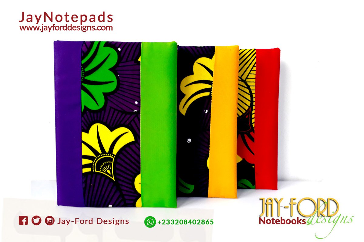 Jayford_Crafts's tweet image. This Summer's Collection showcases beautiful #handcrafted #notebooks covered in vibrant #African textile with a touch of brightly coloured fabrics. To order your copy, call or WhatsApp +233208402865. 
#JayNotepad 
#summer2018
#jayforddesigns
#africantextile