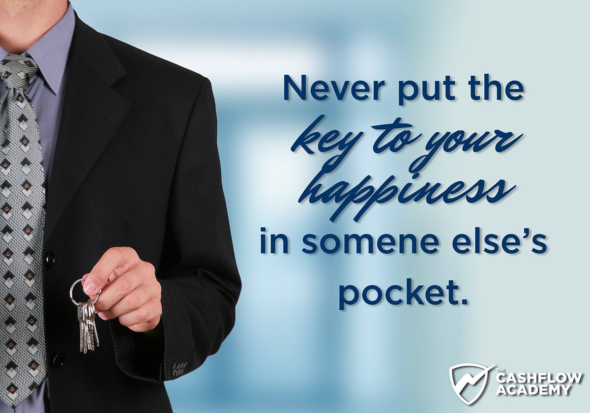 Official_TCFA's tweet photo. Never put the key to your happiness in someone else's pocket. https://t.co/QMEqUm7I6M