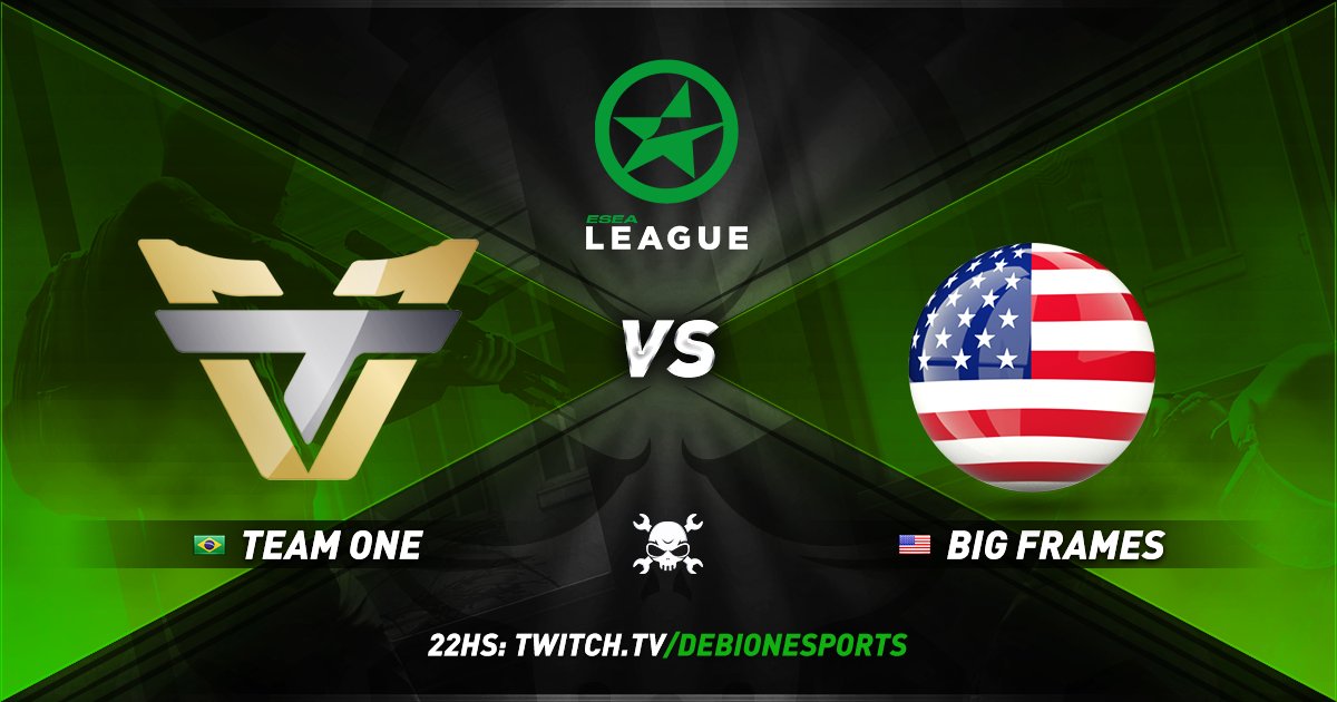 debionesports's tweet photo. #NocheDeDebion🔥|🏆ESEA Advanced - Play Offs

📌 @teamoneesports🇧🇷🇦🇷 se enfrentará a #BigFrames🇺🇸 por la Gran Final de la liga. ¿Podrá el equipo de @NikoMcsgo quedarse con el premio de 3.300 USD?

⚔️BO3
🗺A confirmar
🕑22:00

📺https://t.co/vhVqg5e9JW

#DebionCSGO https://t.co/hYxAhgouYX