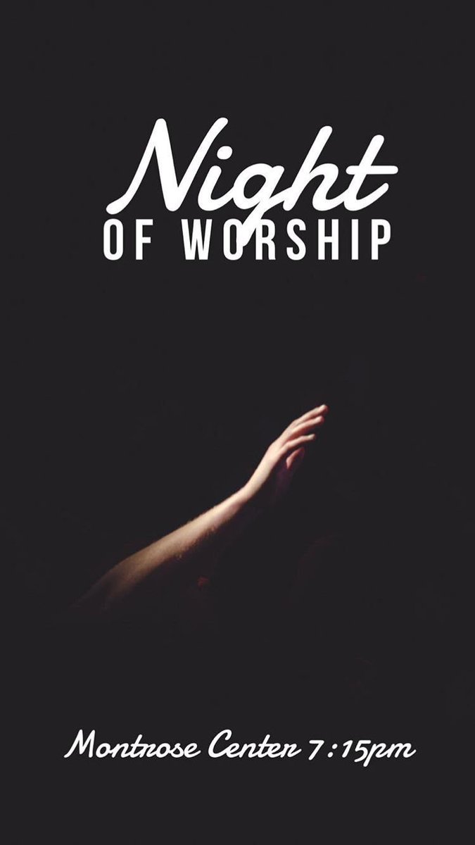 Come worship and pray with us tonight! #NightOfWorship #Houston #HTX #Montrose #Revive #Church