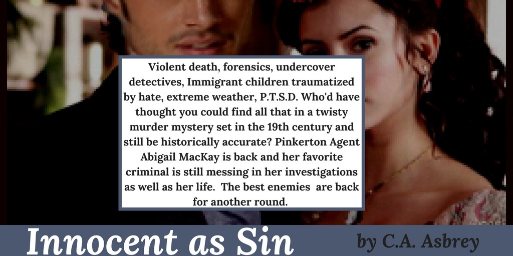 “The Innocents Mystery Series Book 1-94/100 removing a few points because I feel like I’d be giving a perfect score to the first one....neglecting what else is to come. (Can you tell how much I love this book?)" Get the second one now! 
#MYSTERY #histfic amzn.to/2IWGLC6
