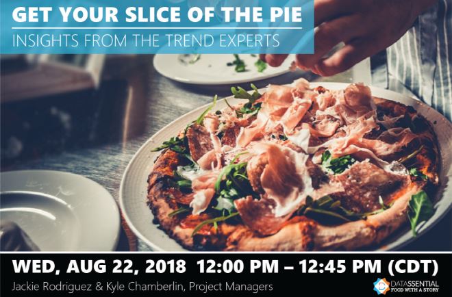 Datassential's tweet image. One week from today – #PizzaPower for all. Get to know what #consumers are looking for today in America’s most loved food. Register here: bit.ly/2v5cOLS