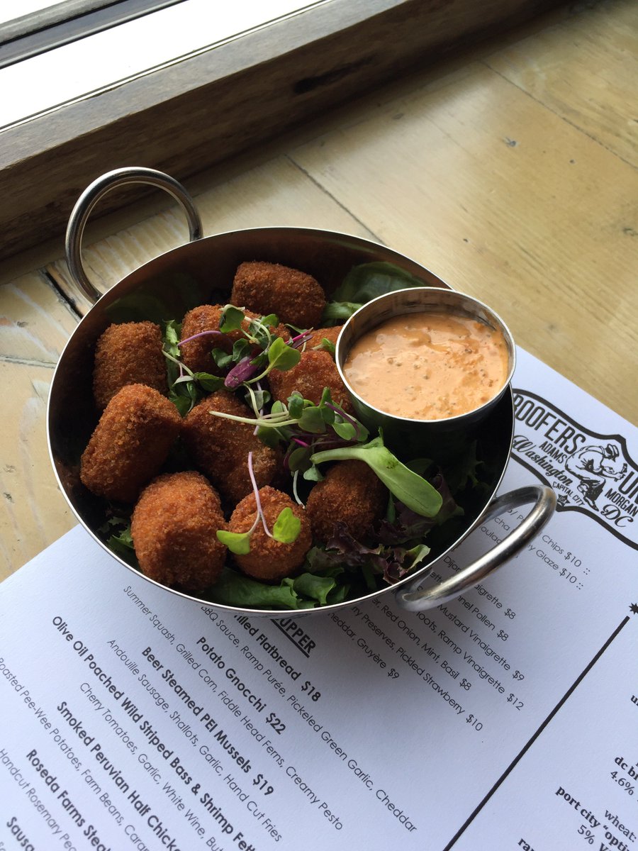<a href="/RAMWdc/">RAMW</a> #RestaurantWeek continues tonight! Enjoy three courses for $35. How about our unique Trotter Tots to start, followed by Beer Steamed PEI Mussels or Peruvian Smoked Half Chicken? Cool down with <a href="/PitangoGelato/">Pitango Gelato</a> for dessert!