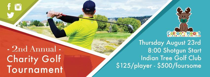 coltons_heartCO's tweet photo. Today’s the LAST DAY to register for the golf tourney at @indiantreegolf. Don't miss our biggest fundraiser this year!
#coltonsheart #chd #1in100 #indiantreegolfclub #golftournament #fundraiser #golf #golfcolorado #childrenshospital #comfortbaskets #childrenshospitalcolo #cicu https://t.co/MEFuO3XSoe
