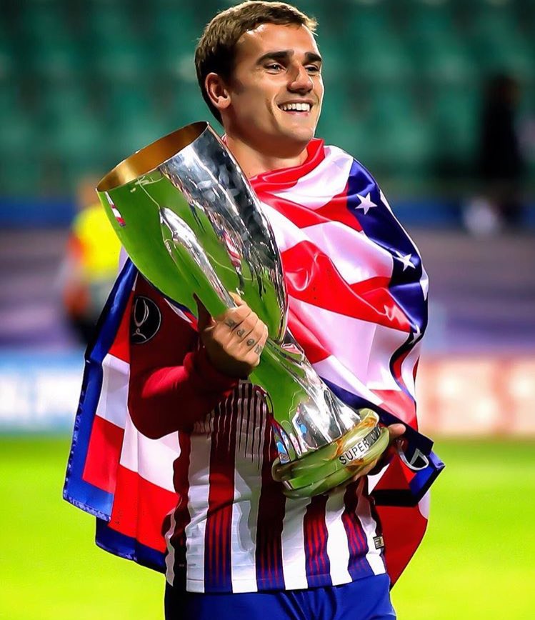 foothunch's tweet image. Congratulations to Atlético de Madrid for their extra time victory in the Europe Super Cup! ⚪️🔴