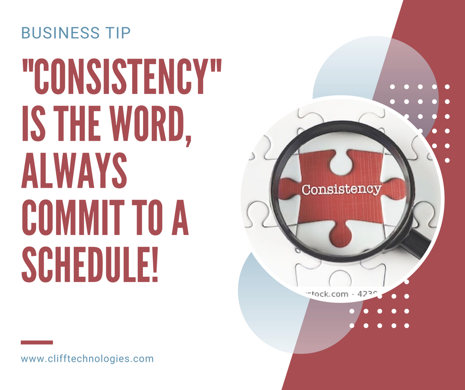 CliffTechno's tweet photo. Business Tip: "Consistency" is the word, always commit to a schedule! Your VA is the perfect solution

#virtualassistant #virtualassistants #virtualassistantservice #virtualassistantforhire #ecommerceVA #AmazonVA #HireaVA #shopify #entrepreneurship #clifftechnologies https://t.co/Y1Z5GVOtuh