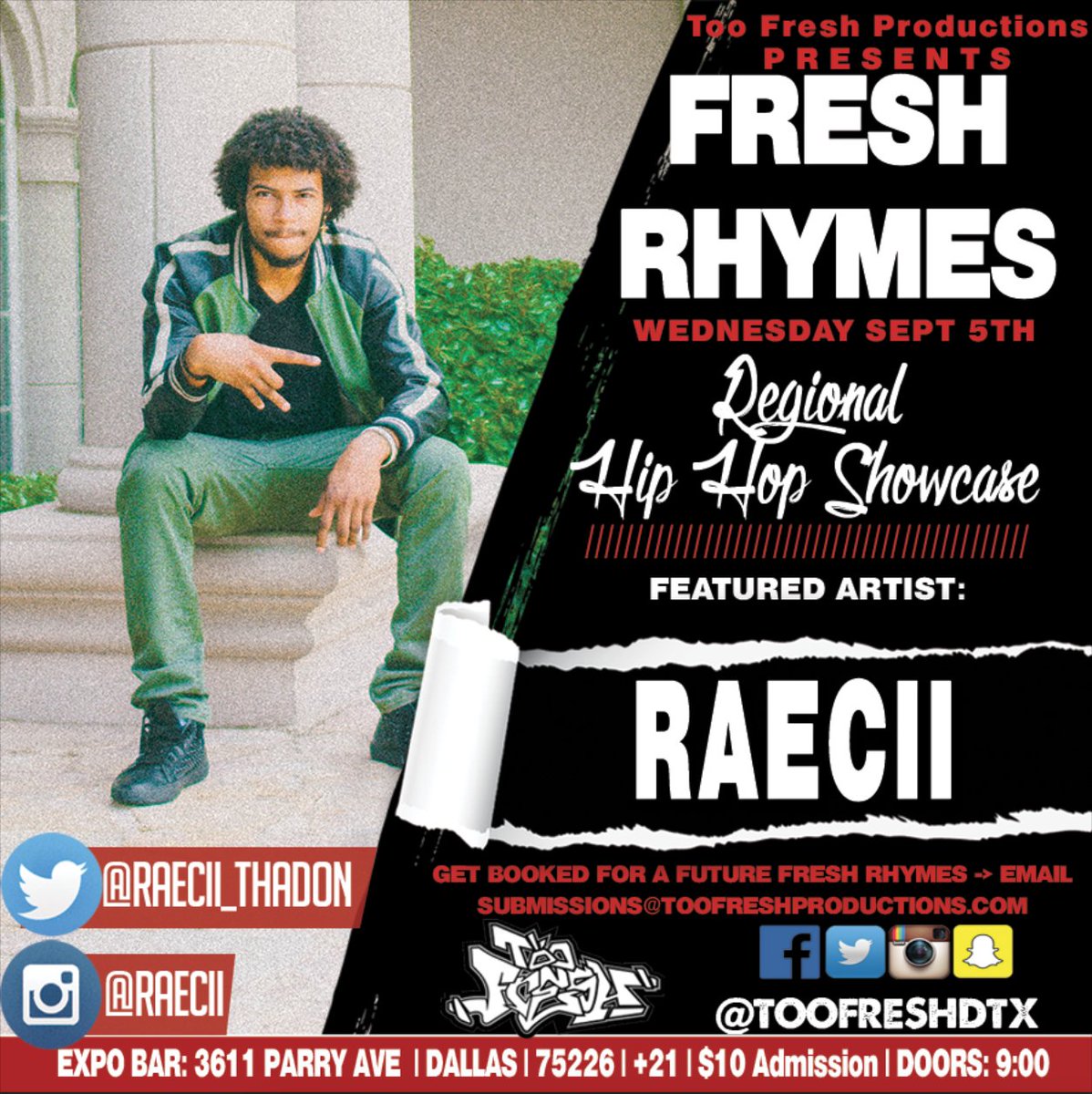 _LeoJ_'s tweet photo. Catch @raecii_thadon at @ExpoBarDallas for the next #FreshRhymes event. Slots still open. Artists keep all profits from $10 ticket sales. DM for info to get booked! #DallasHipHop #DFWHipHop #TexasRaps #DFWRaps #DallasRap #DallasMusic #DallasMusicScene #DFWMusic https://t.co/FDCSSls8sq