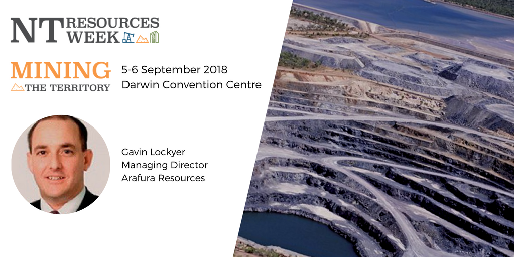 minresources's tweet photo. Hear Gavin Lockyer, MD, Arafura Resources @ARULtd at #MiningNT conference #NTRW https://t.co/JsCeKqz3bn https://t.co/7FSItE1I4m