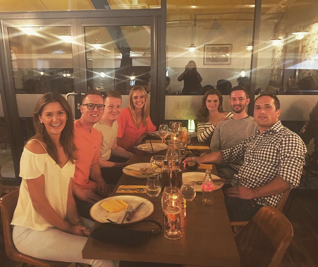 Charliehunkin's tweet image. To old friends. 🍸🐒 #TGIWednesday