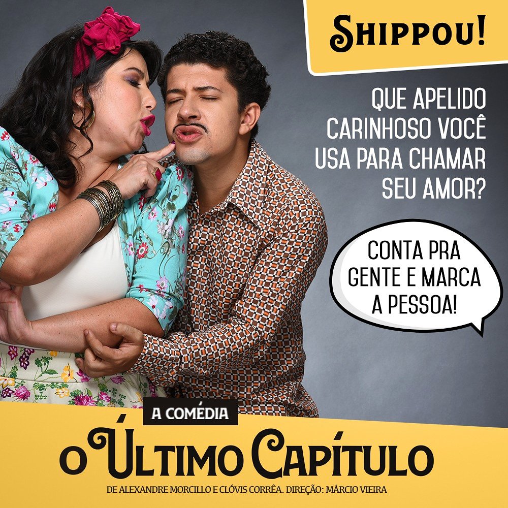 Tá rolando promoção lá no meu Instagram valendo 3 pares de convites pra ver <a href="/oultimocapitulo/">O Último Capítulo 📻📺</a> em Sampa! Quero saber as cafonagens de amor de vocês! 😂