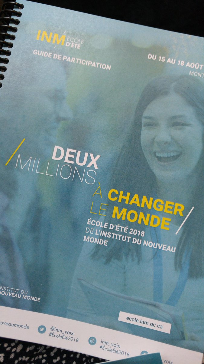 clemenceRmp's tweet photo. Ouverture de l'#ÉcoleÉté2018 de @INM_voix : 4j d'expérimentation et d'échanges sur la participation citoyenne des jeunes ! https://t.co/HHVijMsLAF