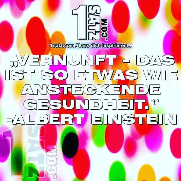 Was bedeutet Vernunft wirklich und was versuchte uns das #Jahrhundert #Genie mit diesen #Worten zu sagen? Weißt du es? Schreib es in die Comments.
#VERNUNFT #DAS #IST #SO #ETWAS #WIE #ANSTECKENDE #GESUNDHEIT #ALBERT #EINSTEIN