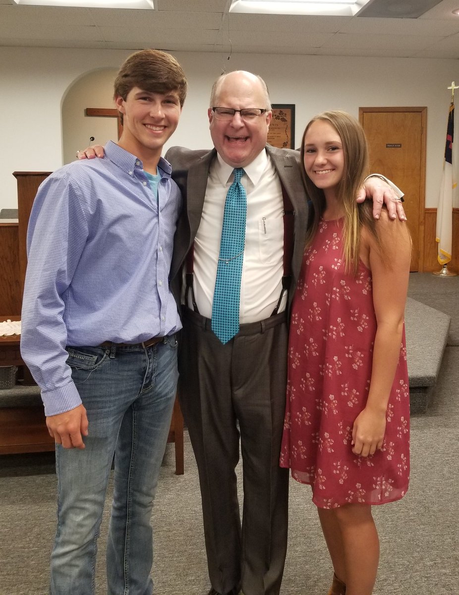 Great to have both, Landon and Anna, "MILLENNIALS", with me, in the camp-meeting tonight!
#NextGeneration