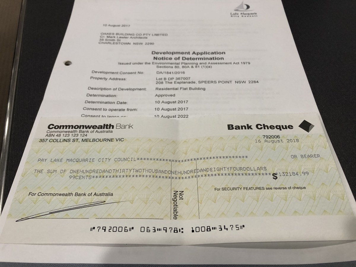 blairy_da's tweet image. Spend it wisely #LakeMaqCouncil .... always costs #propertydevelopers upfront, but end users will ultimately pay !!! #section94