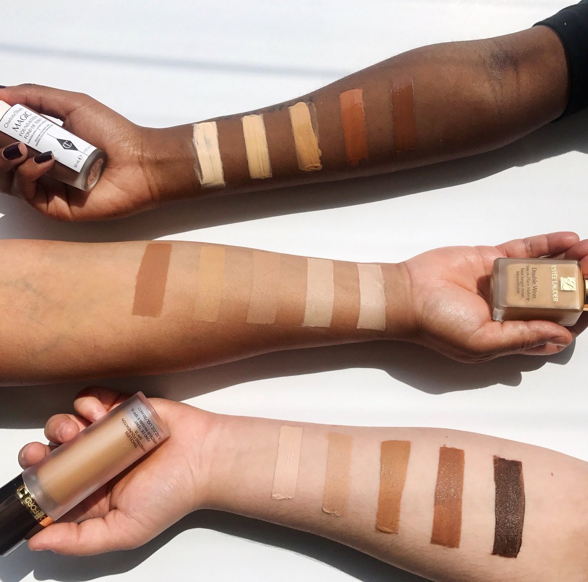 With over 400 types &amp; 5000 shades, our Beauty Department has a foundation for everyone!👍🏼 ❤️#nordstromVAN