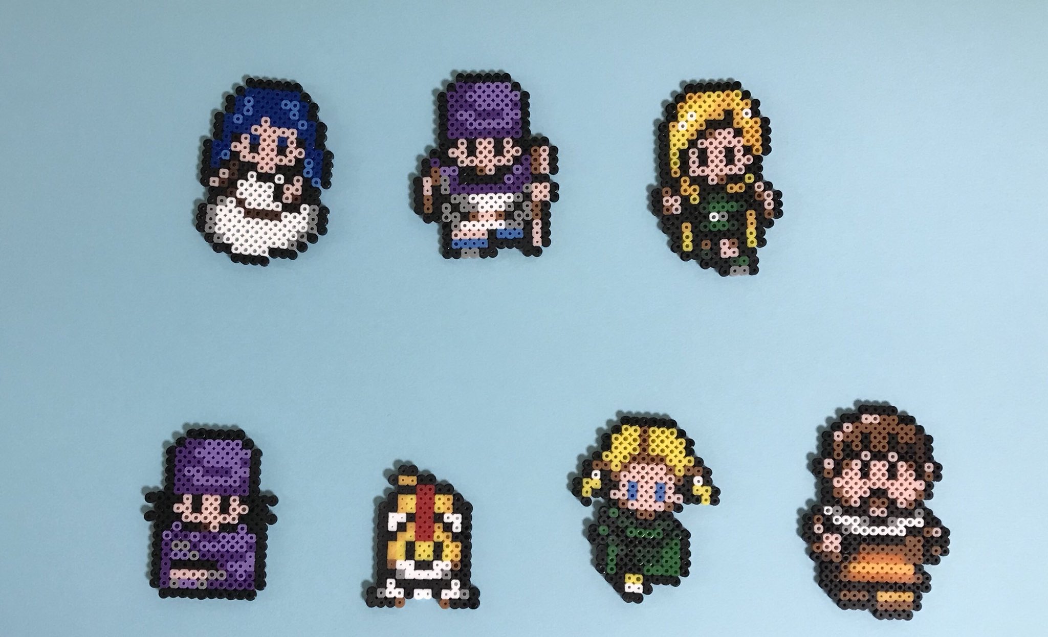 ヤスニコル Pa Twitter 今日のビーズ 振り返り ドラクエ5のキャラクター達 ここまで作ってるなら ヘンリーとか他キャラも作るべきか アイロンビーズ ドラゴンクエスト Dq5 T Co Vbbqoq7ekf Twitter
