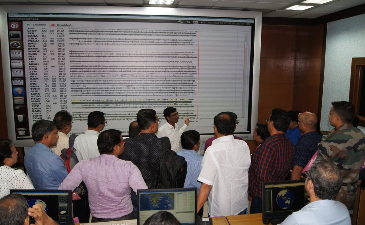 #iowave18
India is preparing for IOWave18. 
75 participants from Disaster Management Offices, Ports &amp; Harbors participated in Tsunami Warning and Response workshop organized by INCOIS. A Tabletop exercise was conducted and responses were listed and timed.
Info Source: ESSO INCOIS