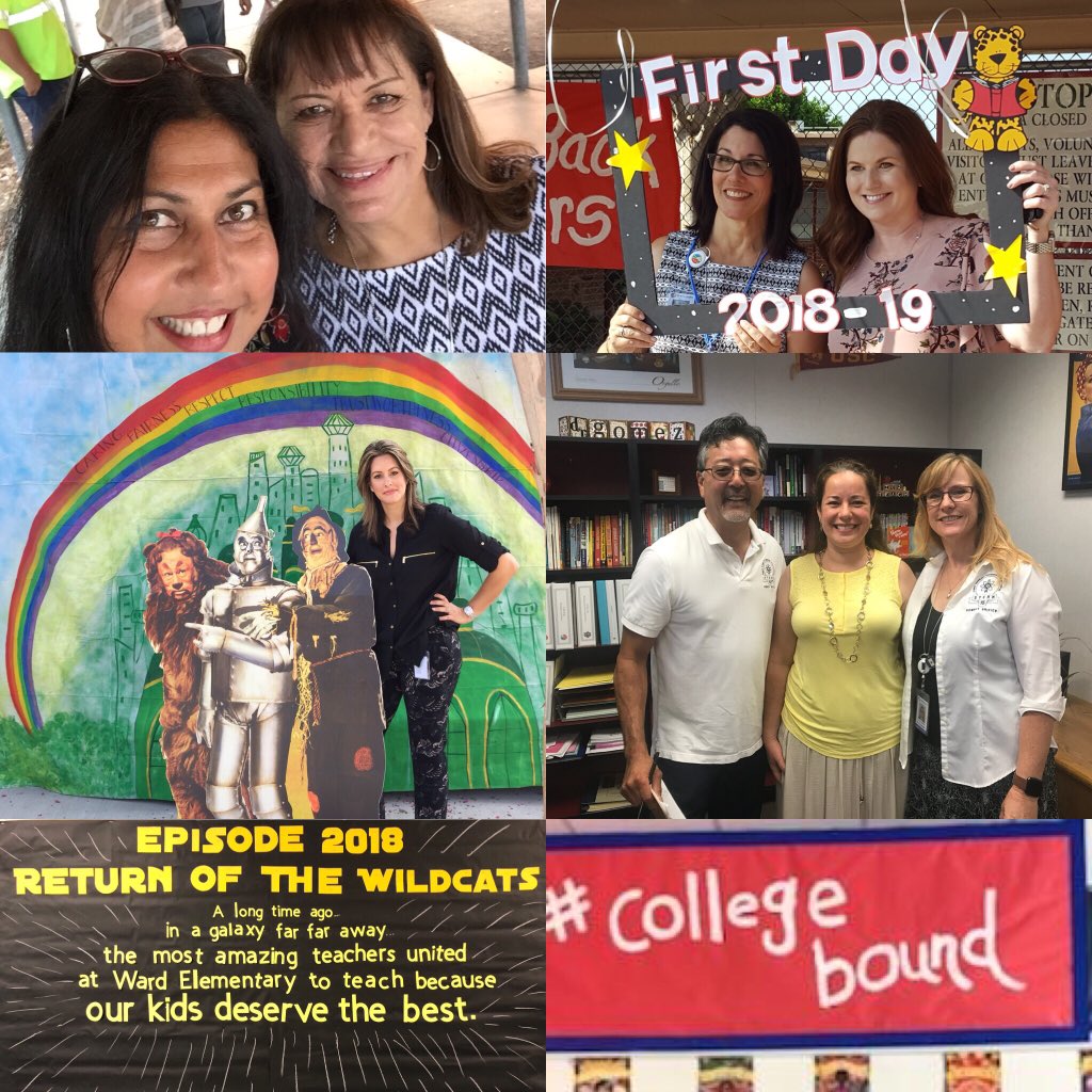 dusdSTEAM's tweet photo. What a GREAT first day! We were happy to be welcomed back to each school and to help welcome our kids to the 2018-19 year! #dusdsteam💡@DowneyTeacher https://t.co/6tTN4KKnS2