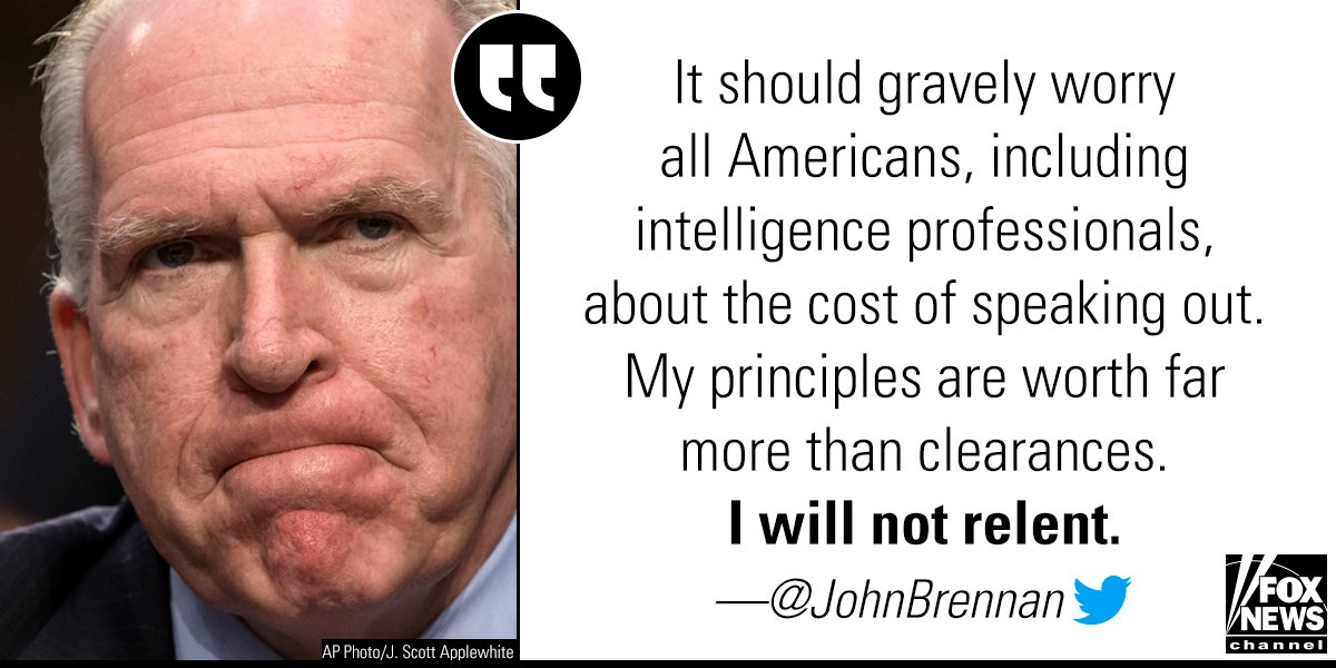 Image result for brennan tweet not relent