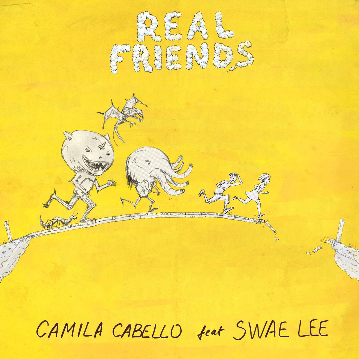 Camila_Cabello's tweet photo. ok I’m too excited to wait till Friday. #RealFriends coming out midnight ET. 💛 https://t.co/EabeEY3dLp