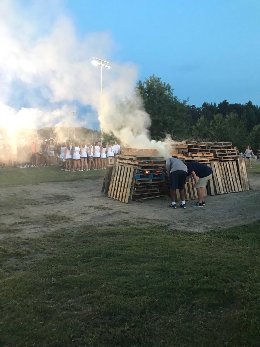 Cougar burning begins at #EagleNation