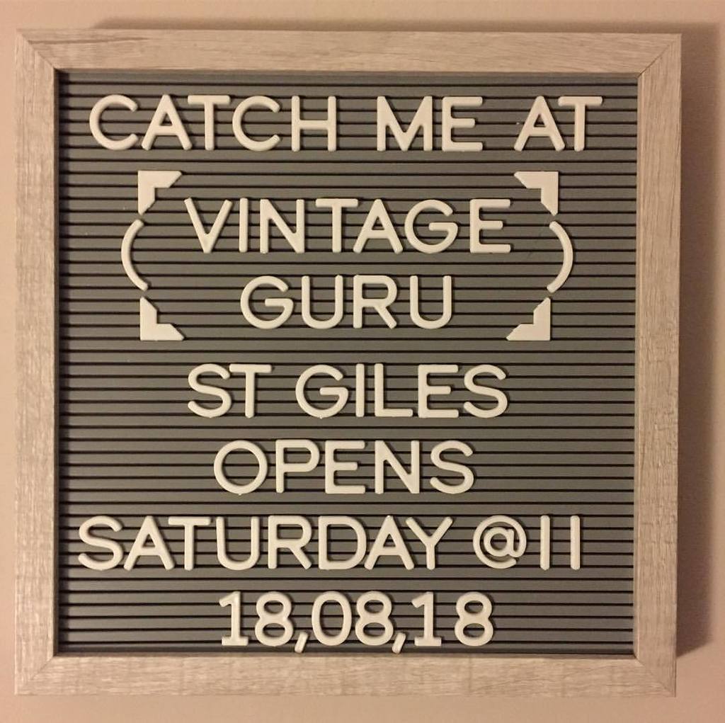 Trust me when I say you want to be there!! Tag yourself if you’re a #maker at #vintagegurustgiles #vintage #retro #handmade #buylocal #signart #lampshades #antiques #upcycling #jewellery #buyhandmade #northamptonbusiness #stgilesstreetnorthampton #retrowear #styleandsubstanc…