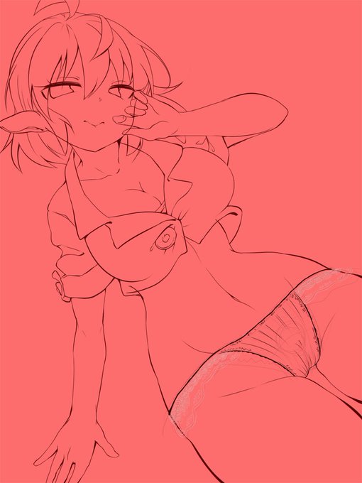 本当はパンツの日に書き上げたかったのですがふたなりパンツにしたいやら差分作りたいやらでやっと線画が終わりましたw生えたバージョンのパンツ書くの楽しみ(*'ω'*) 