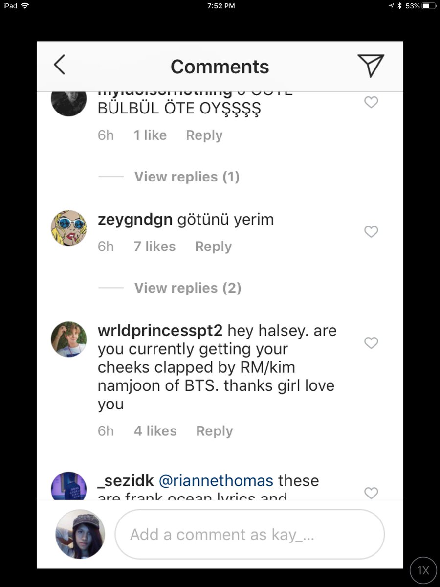 HelenasReign's tweet photo. Stop commenting sexual things on Halseys Instagram! And if it has anything to do with your stupid ship, STOP! Youโre harassing her just like people did with Jpearl. She can SEE these comments. Focus on your own dating life. You guys are disgusting.
#haljoon #yoonpearl #halseybts https://t.co/hwCiwS88pX
