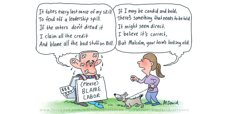 mdavidcartoons's tweet image. Every last ounce of his skill #auspol #REEFGATE