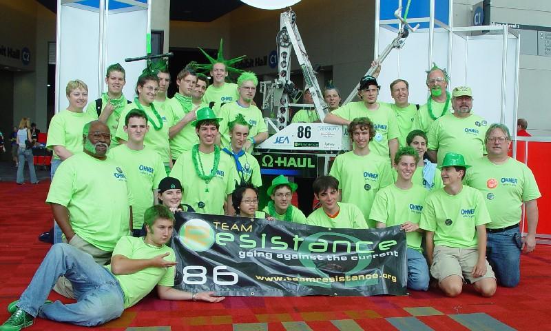 yes I am a proud alum of the FIRST robotics competition. here is a pic of me from 2005 with my hair dyed green (first row second in from the right) #TGGT #SquadGoals