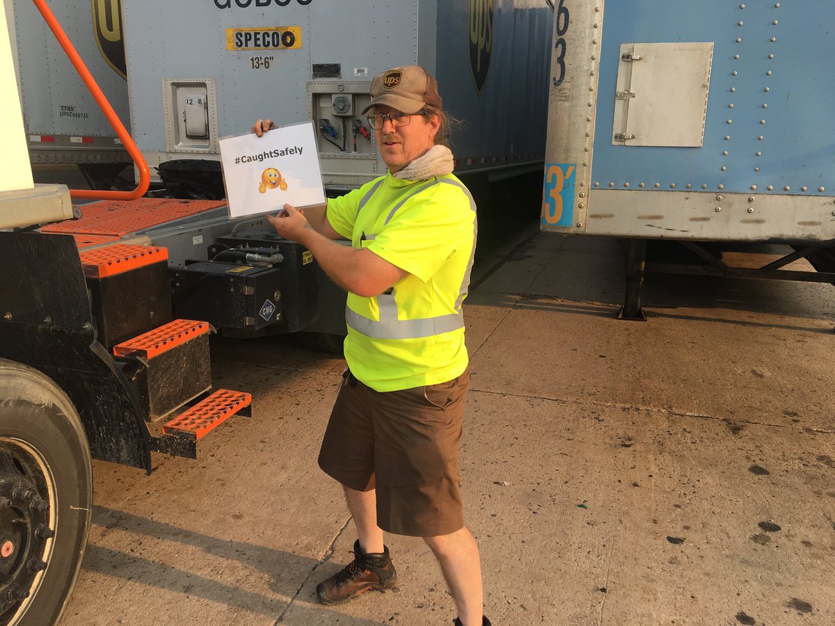 ⁦@DesertMTUPSers⁩ #caughtsafely. Tim Berube demonstrating proper coupling awareness!