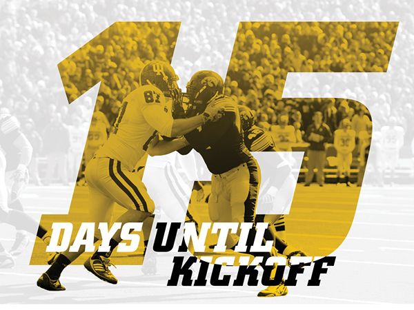 iowahawkshop's tweet photo. Just a little over two weeks left!!!! ARE YOU FREAKING OUT BECAUSE WE ARE. 

#uiowa #iowahawkshop #iowafootball #hawkeyenation #gohawks https://t.co/eACWreJspK
